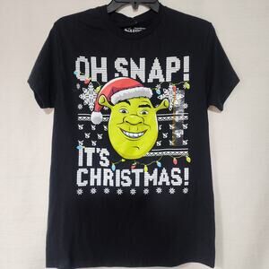 Shrek ''Oh snap! It's Christmas '' men's small shirt